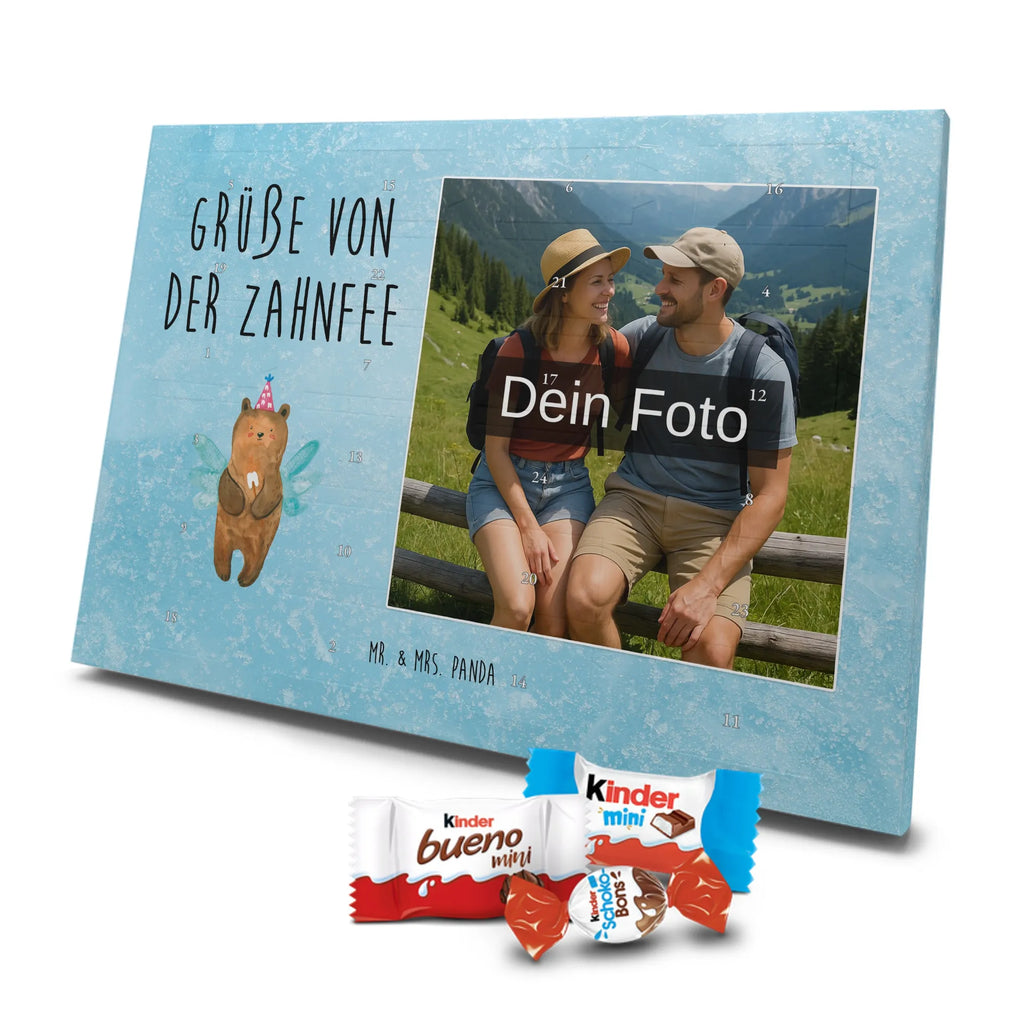 Personalisierter Schoko Foto Adventskalender Bär Zahnfee Personalisierter Schoko Foto Adventskalender, Teddybär, Teddy, Bär, Fee, Zahnfee, Milchzahn, Erster Zahn