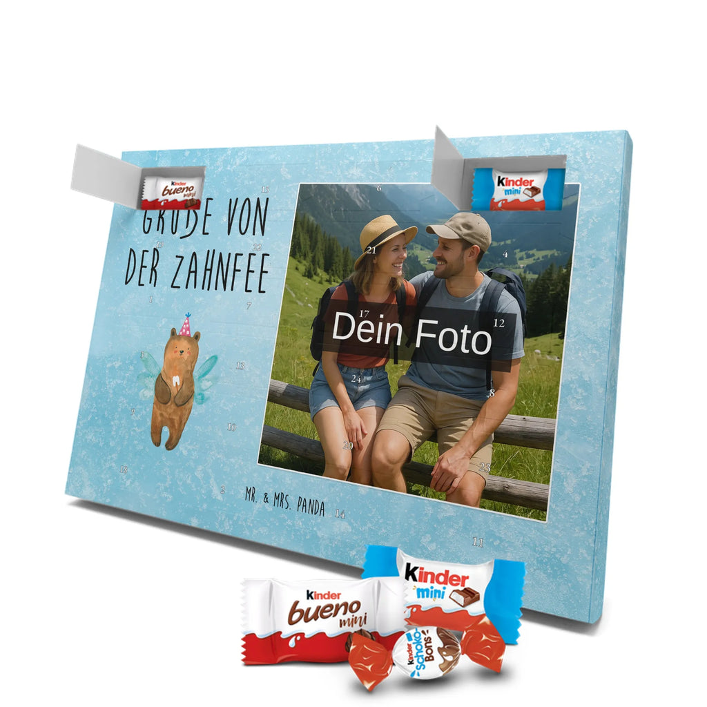 Personalisierter Schoko Foto Adventskalender Bär Zahnfee Personalisierter Schoko Foto Adventskalender, Teddybär, Teddy, Bär, Fee, Zahnfee, Milchzahn, Erster Zahn