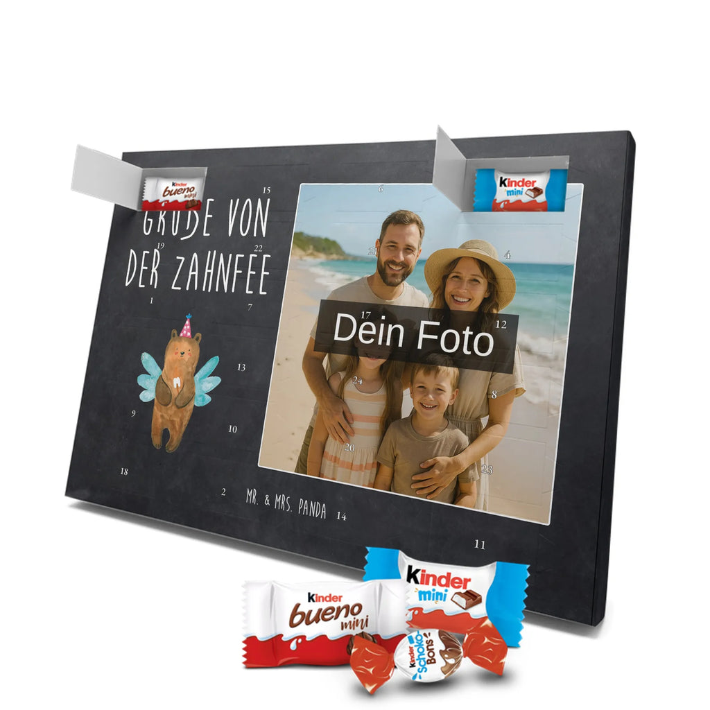 Personalisierter Schoko Foto Adventskalender Bär Zahnfee Personalisierter Schoko Foto Adventskalender, Teddybär, Teddy, Bär, Fee, Zahnfee, Milchzahn, Erster Zahn