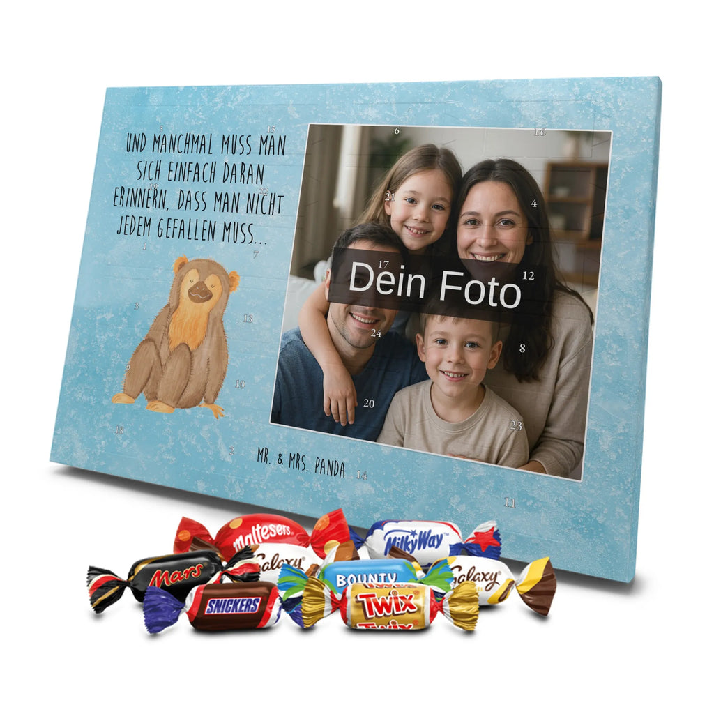 Personalisierter Schoko Foto Adventskalender Affe Personalisierter Schoko Foto Adventskalender, Afrika, Wildtiere, Selbstbewusstsein, Selbstliebe, Affe, Motivation, Liebe, Selfcare, Respekt, Äffchen, Affen, Selbstachtung