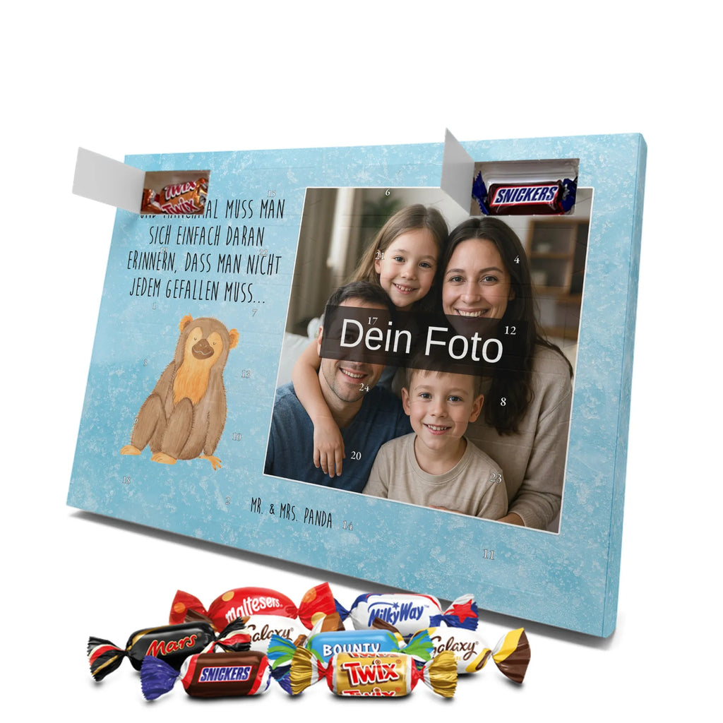 Personalisierter Schoko Foto Adventskalender Affe Personalisierter Schoko Foto Adventskalender, Afrika, Wildtiere, Selbstbewusstsein, Selbstliebe, Affe, Motivation, Liebe, Selfcare, Respekt, Äffchen, Affen, Selbstachtung