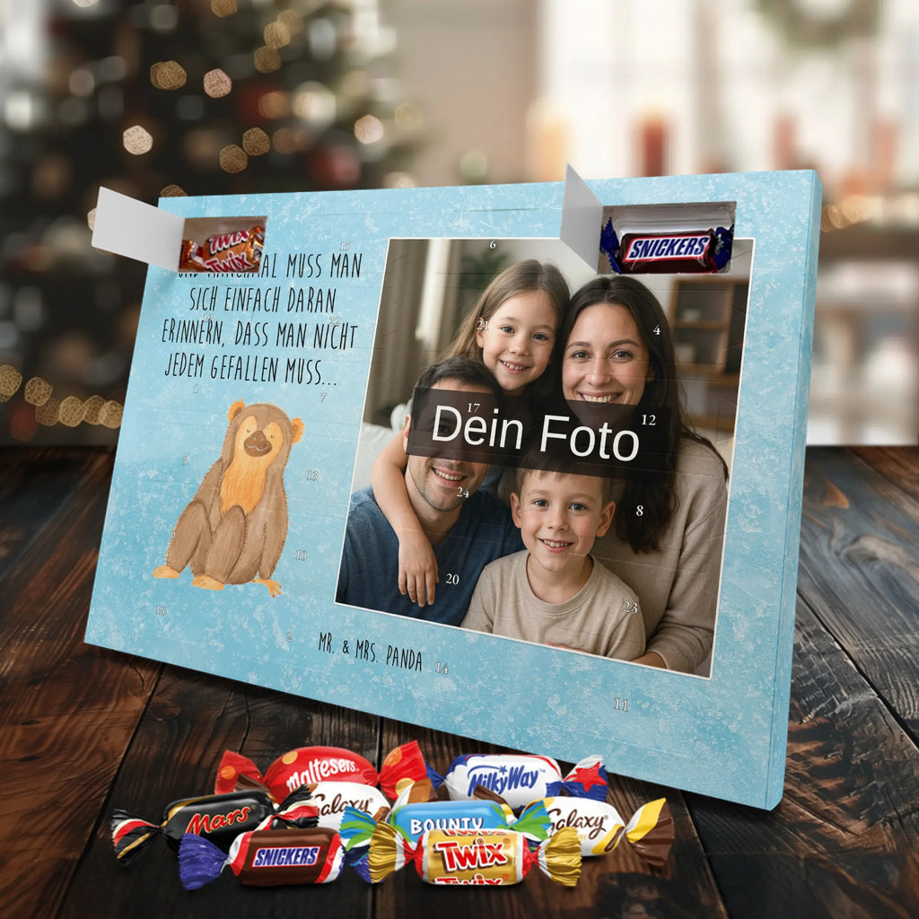 Personalisierter Schoko Foto Adventskalender Affe Personalisierter Schoko Foto Adventskalender, Afrika, Wildtiere, Selbstbewusstsein, Selbstliebe, Affe, Motivation, Liebe, Selfcare, Respekt, Äffchen, Affen, Selbstachtung