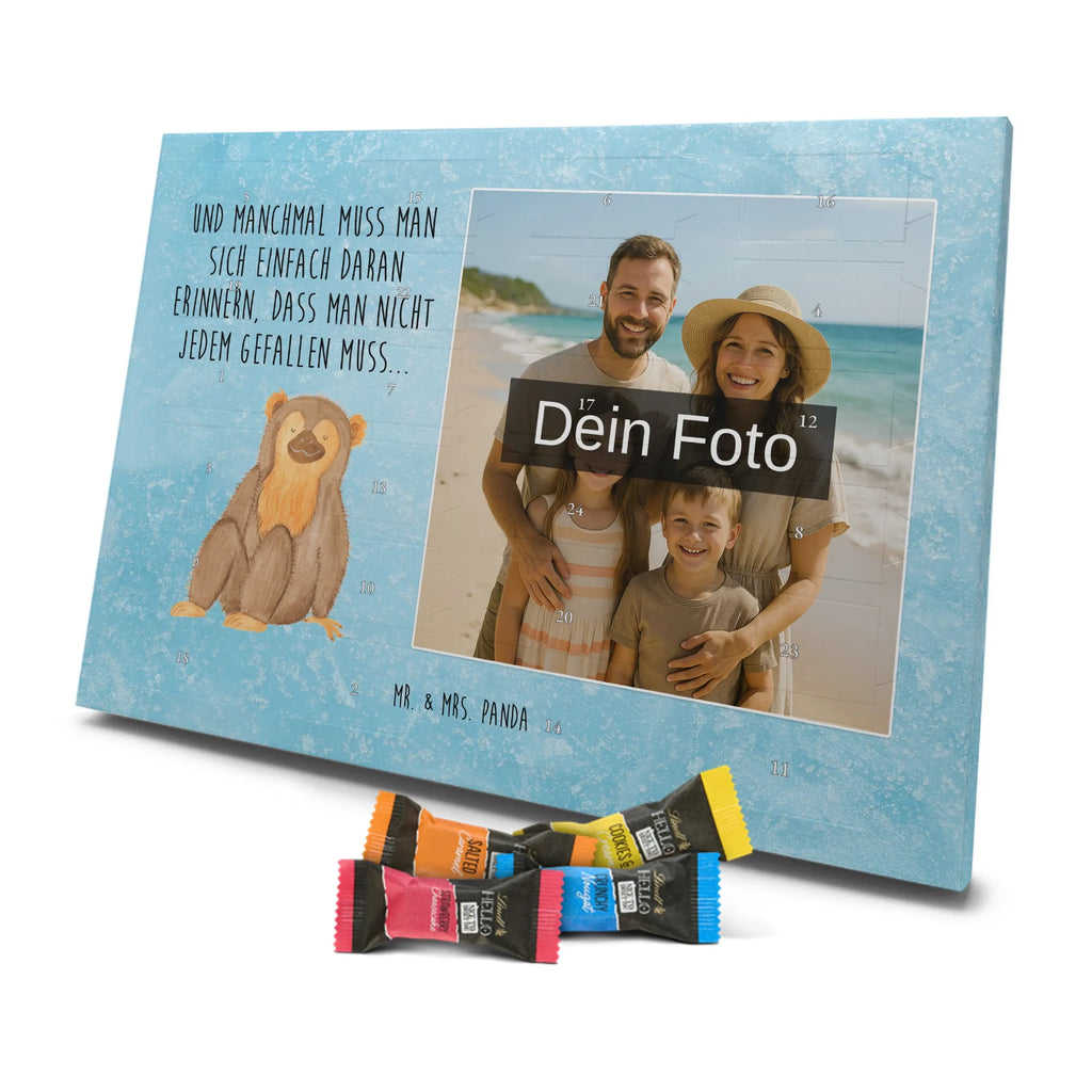 Personalisierter Schoko Foto Adventskalender Affe Personalisierter Schoko Foto Adventskalender, Afrika, Wildtiere, Selbstbewusstsein, Selbstliebe, Affe, Motivation, Liebe, Selfcare, Respekt, Äffchen, Affen, Selbstachtung