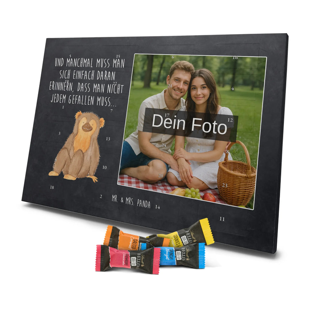 Personalisierter Schoko Foto Adventskalender Affe Personalisierter Schoko Foto Adventskalender, Afrika, Wildtiere, Selbstbewusstsein, Selbstliebe, Affe, Motivation, Liebe, Selfcare, Respekt, Äffchen, Affen, Selbstachtung