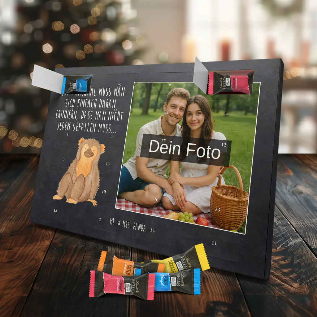 Personalisierter Schoko Foto Adventskalender Affe Personalisierter Schoko Foto Adventskalender, Afrika, Wildtiere, Selbstbewusstsein, Selbstliebe, Affe, Motivation, Liebe, Selfcare, Respekt, Äffchen, Affen, Selbstachtung