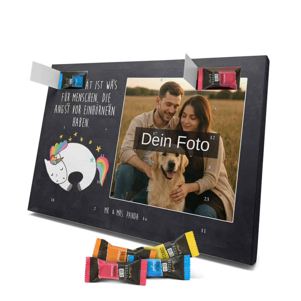 Personalisierter Schoko Foto Adventskalender Einhorn Nacht Personalisierter Schoko Foto Adventskalender, Unicorn, Einhorn, Einhörner, Einhorn Deko, Realität, Träume, Menschen, Traum, Geschenk, Freundin, Ruhe