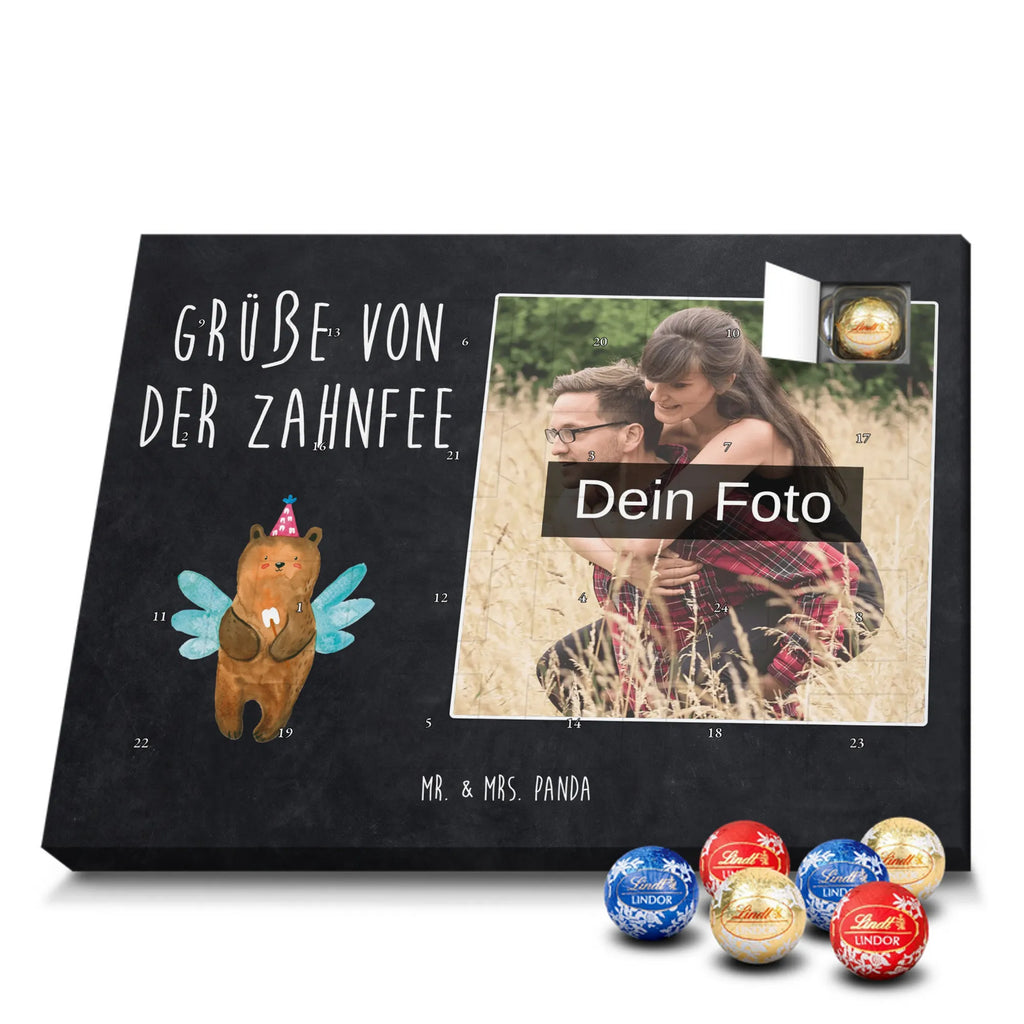 Personalisierter Schoko Foto Adventskalender Bär Zahnfee Personalisierter Schoko Foto Adventskalender, Teddybär, Teddy, Bär, Fee, Zahnfee, Milchzahn, Erster Zahn