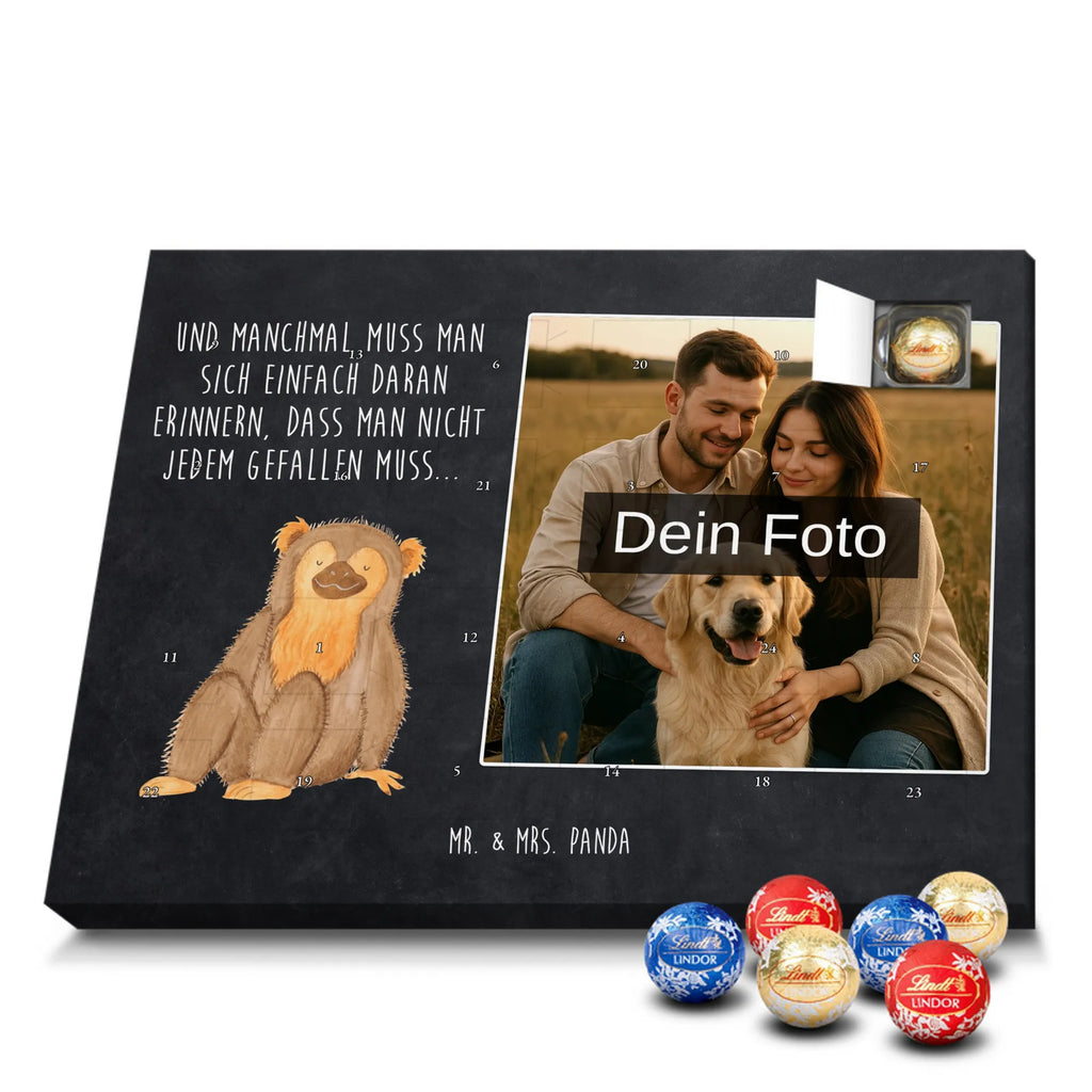 Personalisierter Schoko Foto Adventskalender Affe Personalisierter Schoko Foto Adventskalender, Afrika, Wildtiere, Selbstbewusstsein, Selbstliebe, Affe, Motivation, Liebe, Selfcare, Respekt, Äffchen, Affen, Selbstachtung