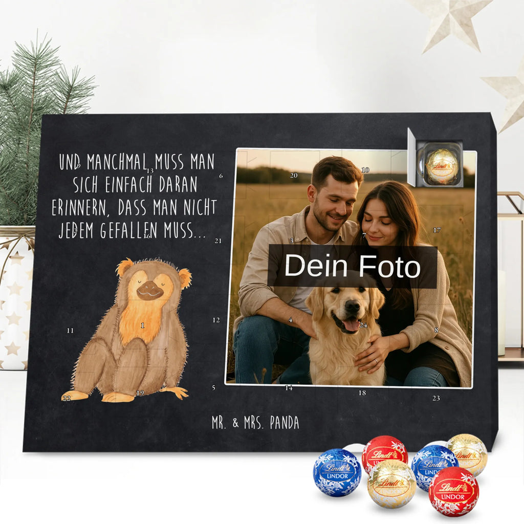 Personalisierter Schoko Foto Adventskalender Affe Personalisierter Schoko Foto Adventskalender, Afrika, Wildtiere, Selbstbewusstsein, Selbstliebe, Affe, Motivation, Liebe, Selfcare, Respekt, Äffchen, Affen, Selbstachtung
