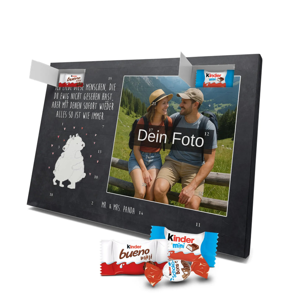 Personalisierter Schoko Foto Adventskalender Eisbär Umarmen Personalisierter Schoko Foto Adventskalender, Gute Laune, Lustige Sprüche, Tiere, Tiermotive