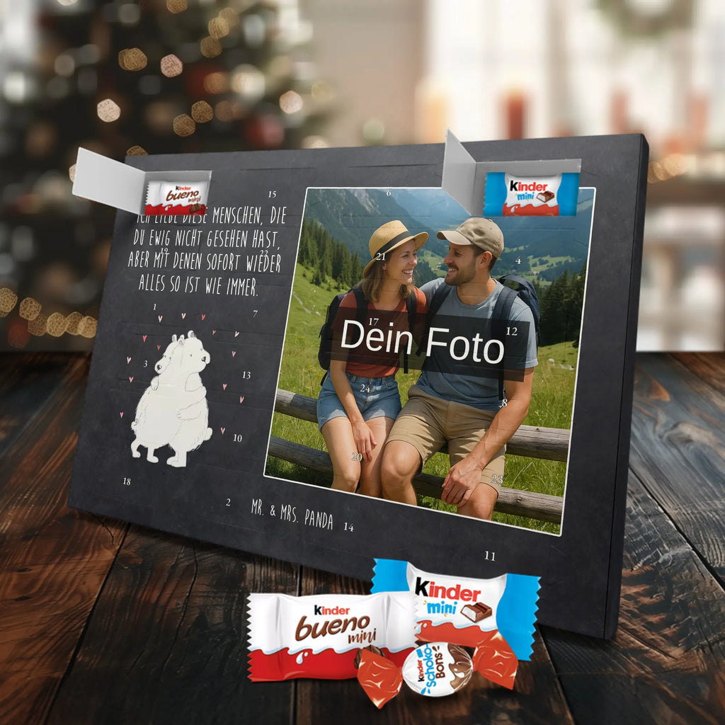 Personalisierter Schoko Foto Adventskalender Eisbär Umarmen Personalisierter Schoko Foto Adventskalender, Gute Laune, Lustige Sprüche, Tiere, Tiermotive