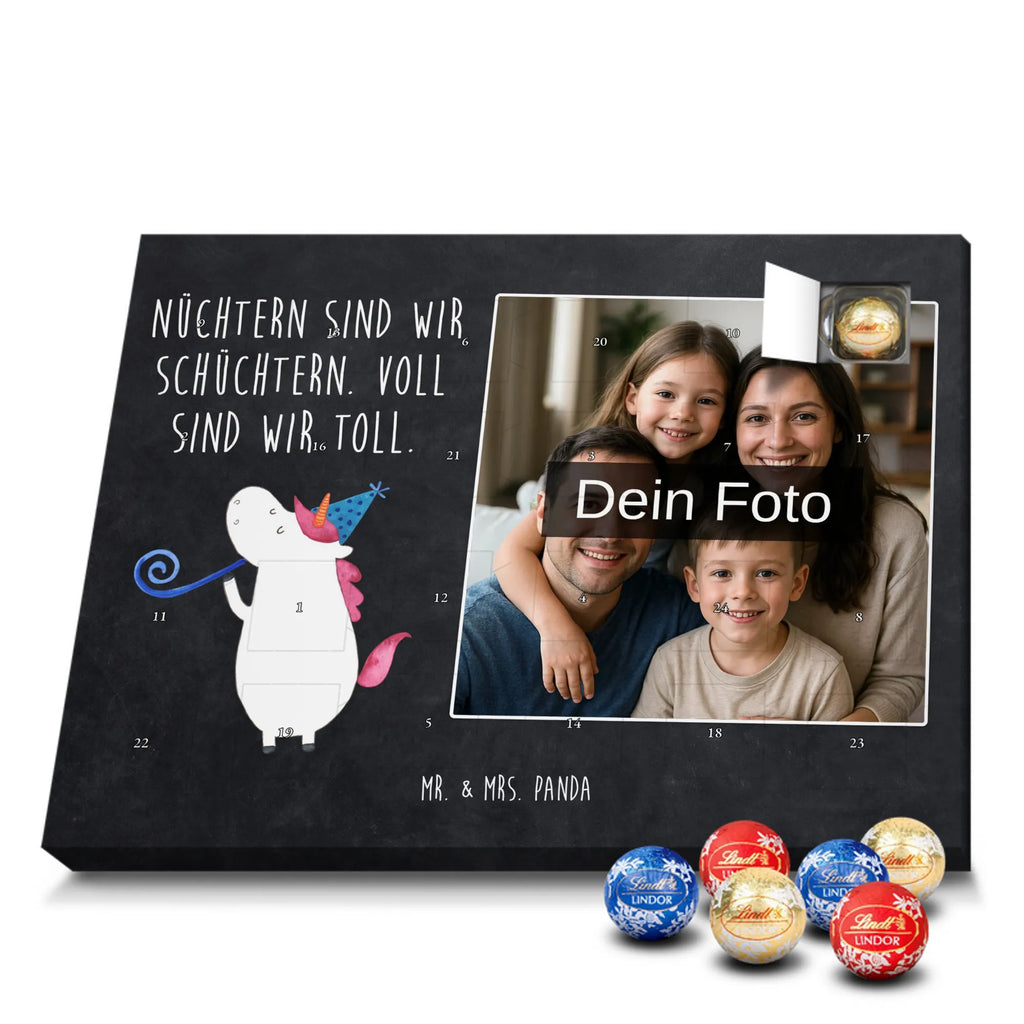 Personalisierter Schoko Foto Adventskalender Einhorn Party Personalisierter Schoko Foto Adventskalender, Unicorn, Einhorn, Einhörner, Einhorn Deko, Party, Alkohol, Geburtstag, Club, Glitzer, Fest, Konfetti, Feier, Disco