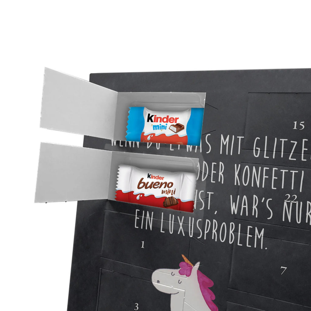 Personalisierter Schoko Foto Adventskalender Einhorn Radfahrer Personalisierter Schoko Foto Adventskalender, Unicorn, Einhorn, Einhörner, Einhorn Deko, Liebeskummer, Luxusproblem, Kummer, Radfahrer, Konfetti, Radfahren, Bike, Feenstaub, Rad