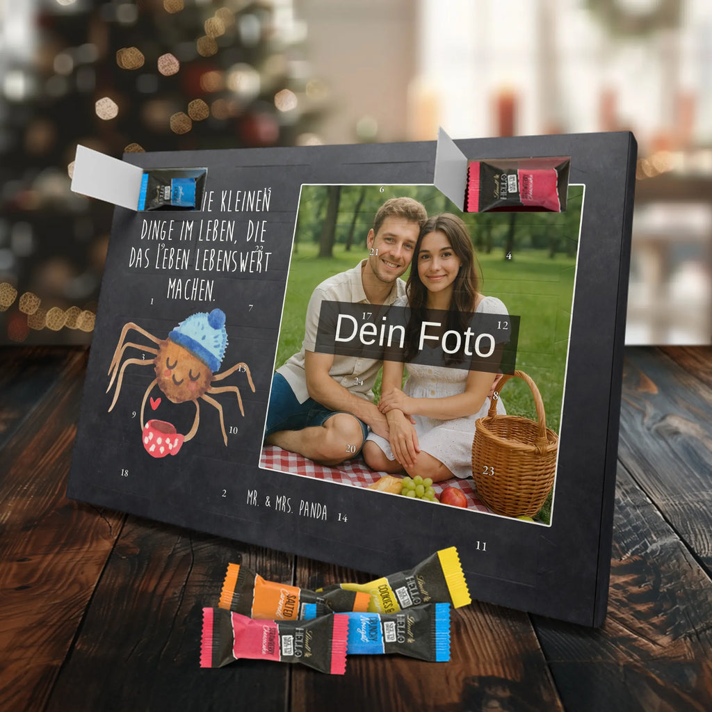 Personalisierter Schoko Foto Adventskalender Spinne Agathe Kaffee Personalisierter Schoko Foto Adventskalender, Agathe, Spinne Agathe, Videos, Spinne, Merchandise, Weiser Spruch, Lebensweisheiten, Morgenmuffel, Morgen, Kaffee