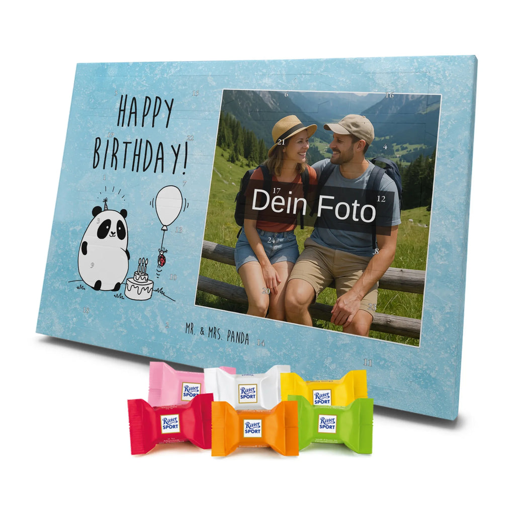  Panda Birthday Personalisierter Schoko Foto Adventskalender