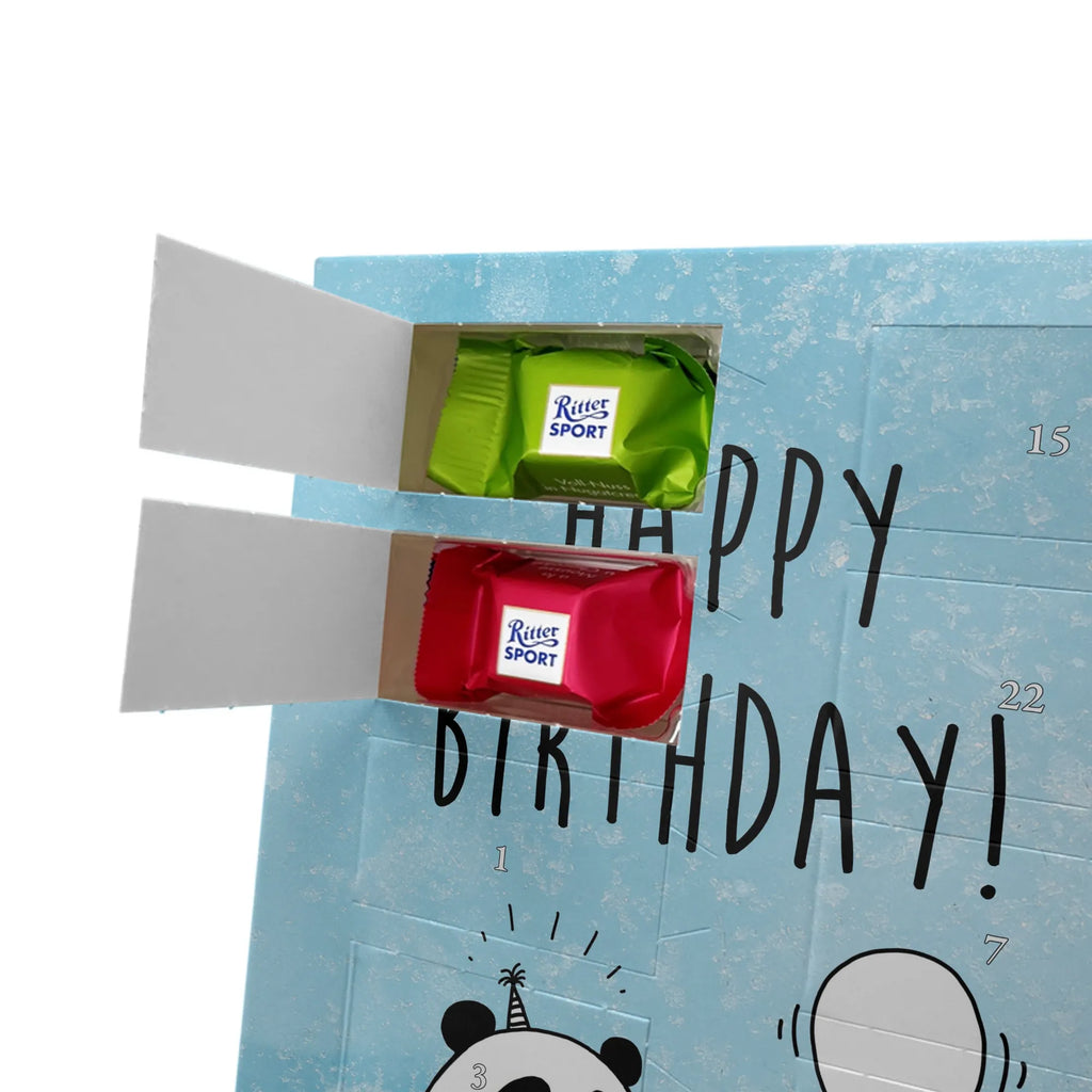 Panda Birthday Personalisierter Schoko Foto Adventskalender