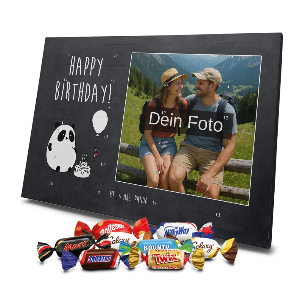  Panda Birthday Personalisierter Schoko Foto Adventskalender