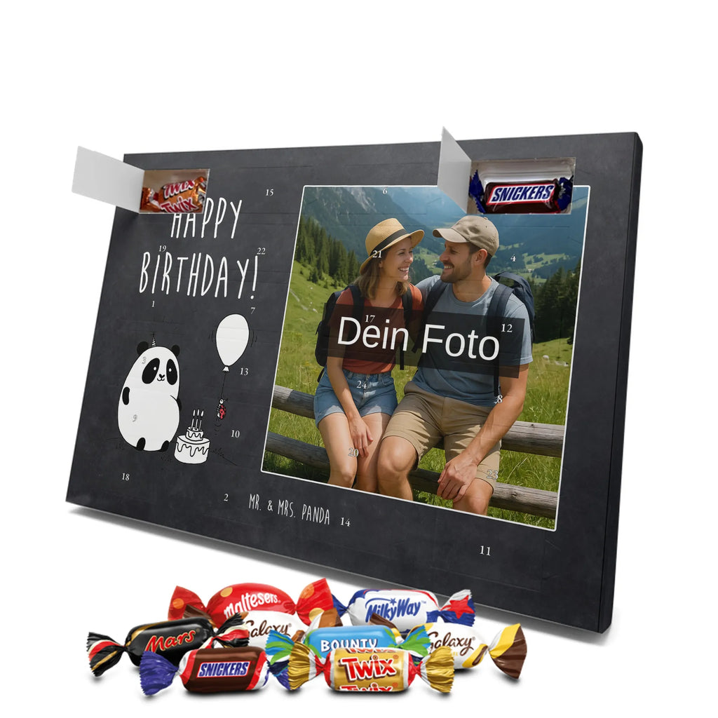  Panda Birthday Personalisierter Schoko Foto Adventskalender