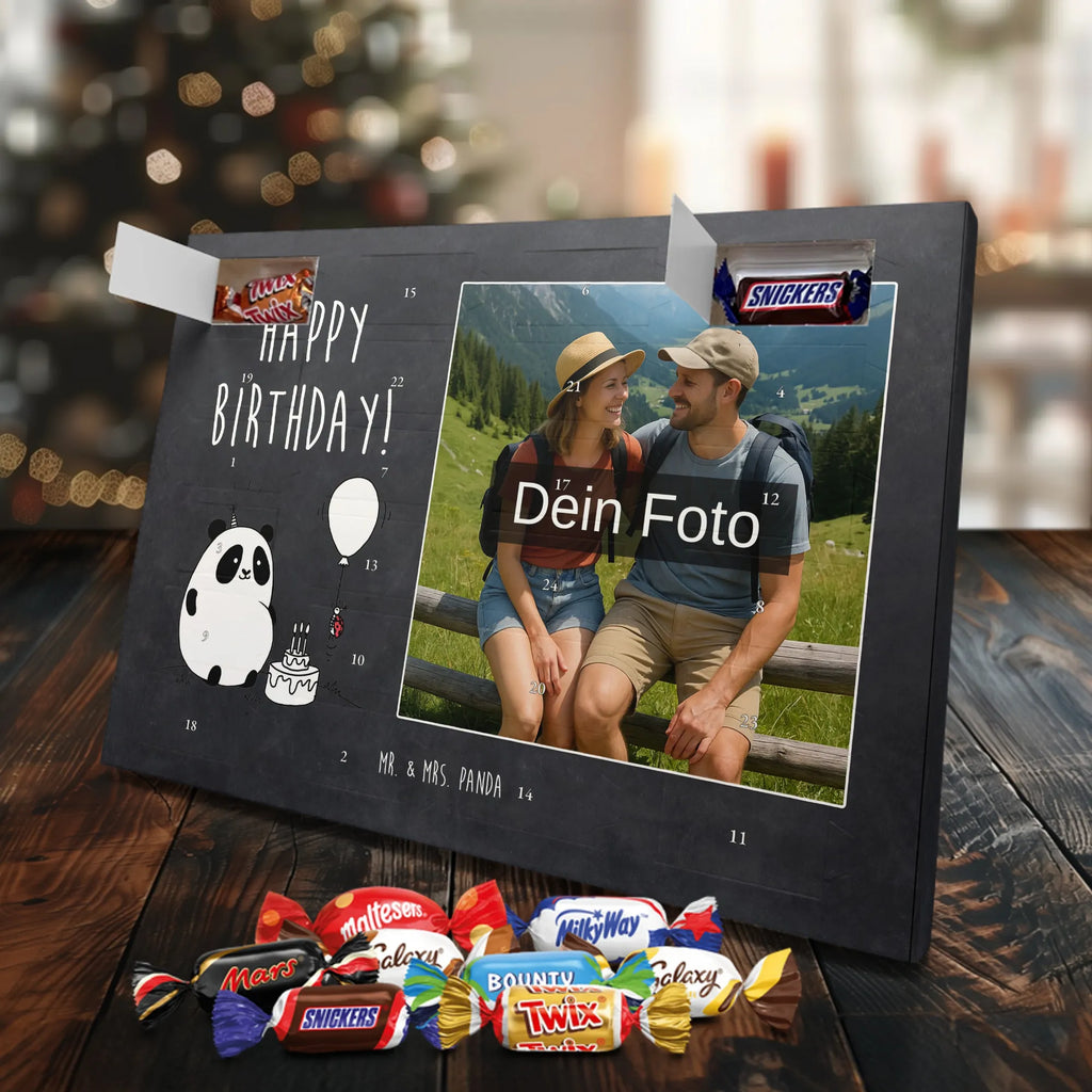  Panda Birthday Personalisierter Schoko Foto Adventskalender