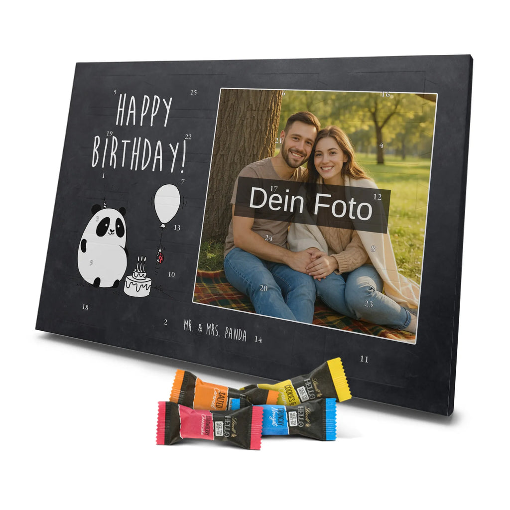  Panda Birthday Personalisierter Schoko Foto Adventskalender