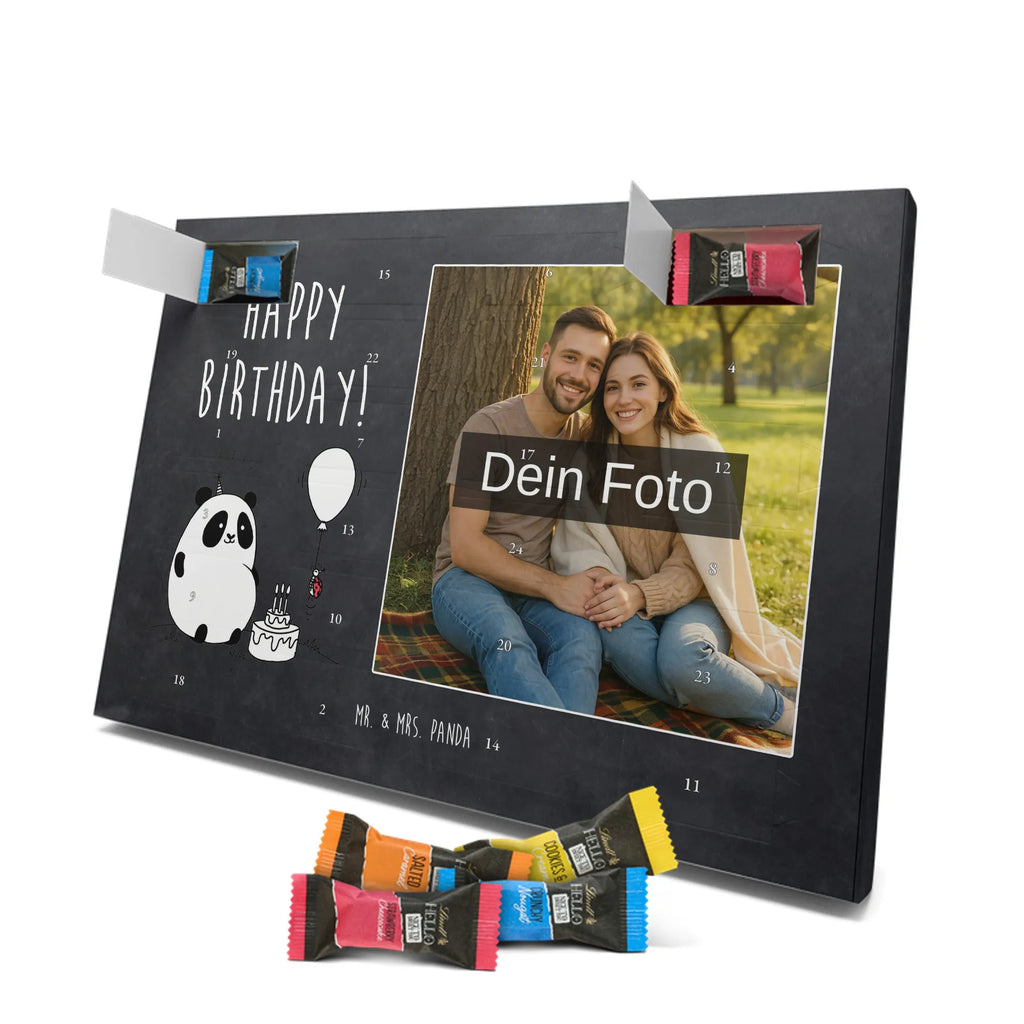  Panda Birthday Personalisierter Schoko Foto Adventskalender