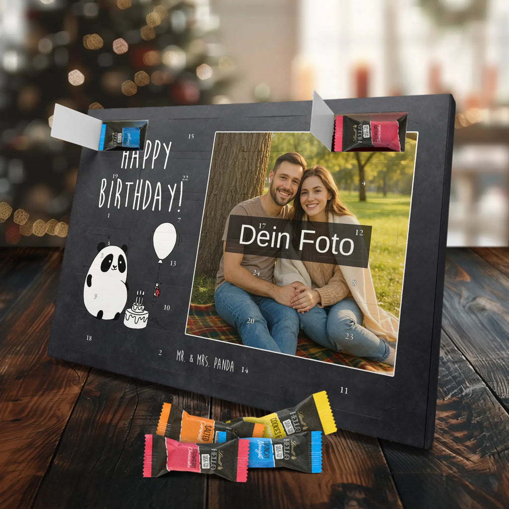  Panda Birthday Personalisierter Schoko Foto Adventskalender