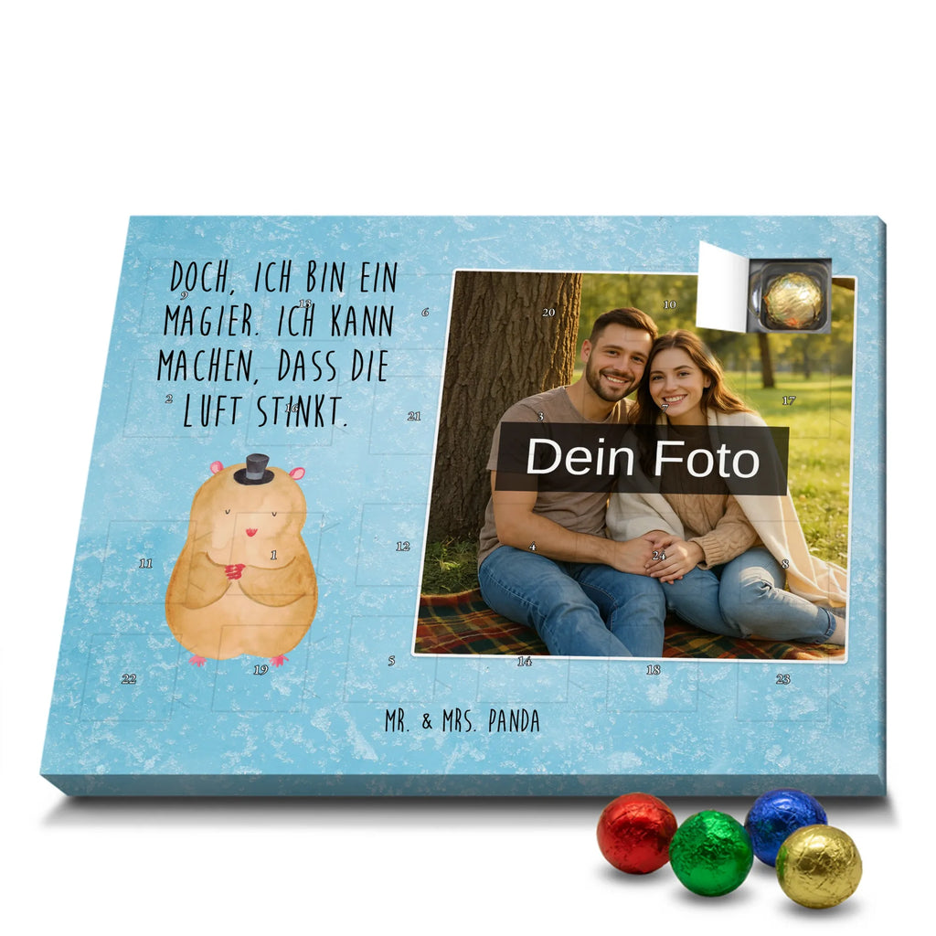 Personalisierter Schoko Foto Adventskalender Hamster Hut Personalisierter Schoko Foto Adventskalender, Gute Laune, Lustige Sprüche, Tiere, Tiermotive, Zwerghamster, Hut, Hamster, Zylinder, Magier, Zauberer