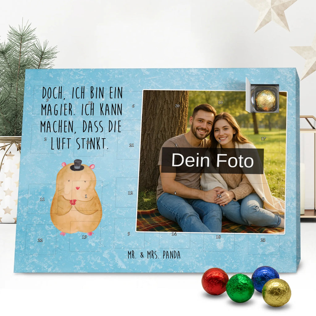 Personalisierter Schoko Foto Adventskalender Hamster Hut Personalisierter Schoko Foto Adventskalender, Gute Laune, Lustige Sprüche, Tiere, Tiermotive, Zwerghamster, Hut, Hamster, Zylinder, Magier, Zauberer