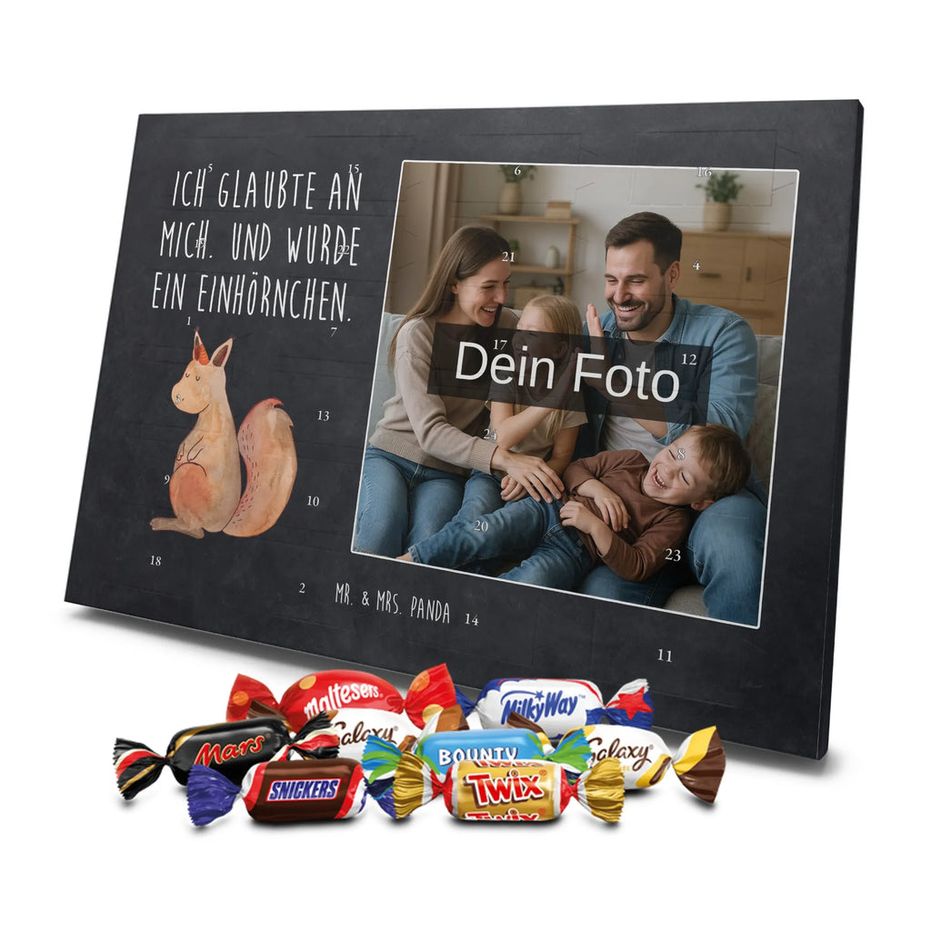 Personalisierter Schoko Foto Adventskalender Einhorn Glauben Personalisierter Schoko Foto Adventskalender, Unicorn, Einhorn, Einhörner, Einhorn Deko, Eichhorn, Einhörnchen, Eichhörnchen