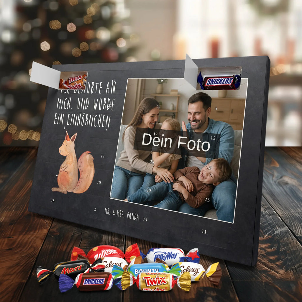 Personalisierter Schoko Foto Adventskalender Einhorn Glauben Personalisierter Schoko Foto Adventskalender, Unicorn, Einhorn, Einhörner, Einhorn Deko, Eichhorn, Einhörnchen, Eichhörnchen