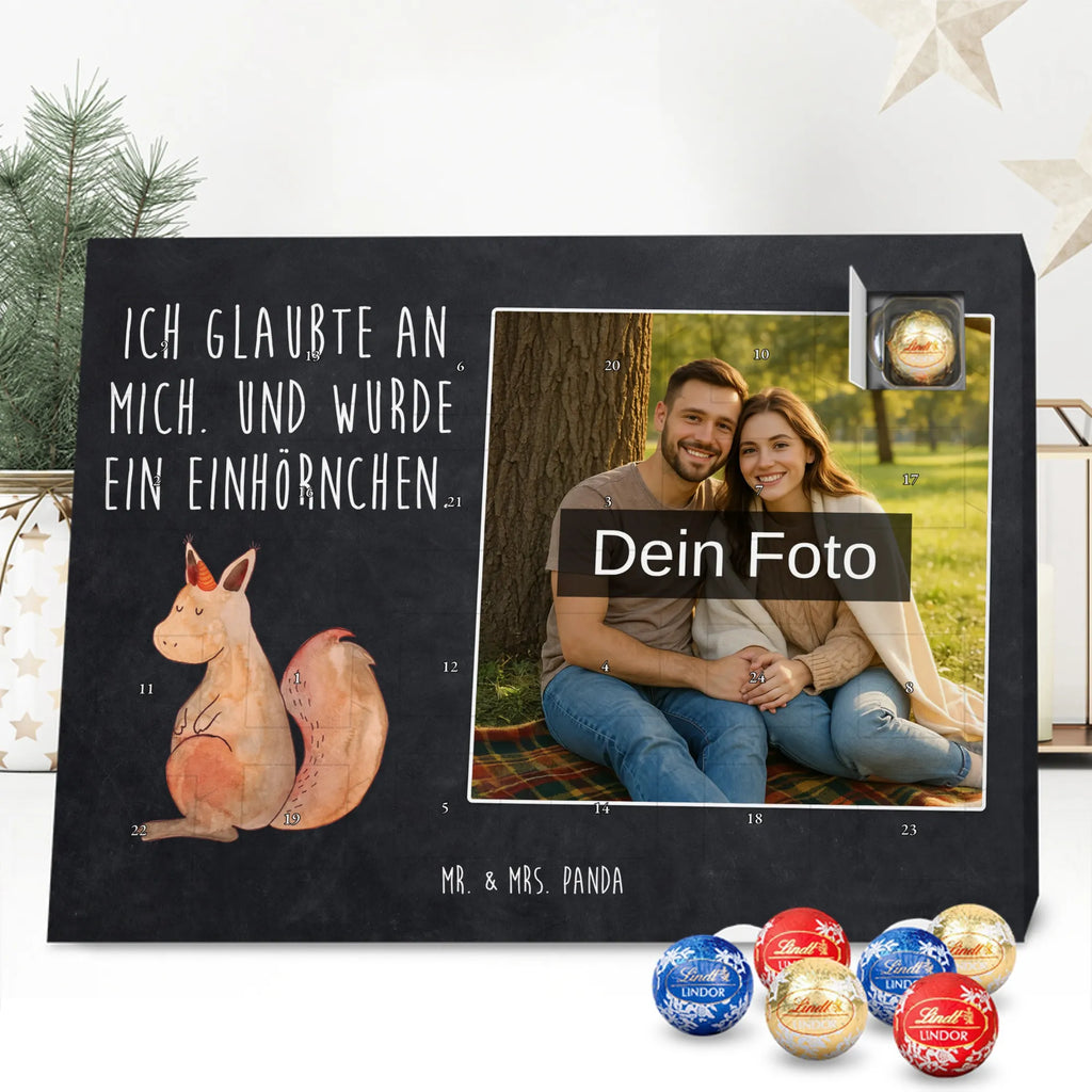 Personalisierter Schoko Foto Adventskalender Einhorn Glauben Personalisierter Schoko Foto Adventskalender, Unicorn, Einhorn, Einhörner, Einhorn Deko, Eichhorn, Einhörnchen, Eichhörnchen