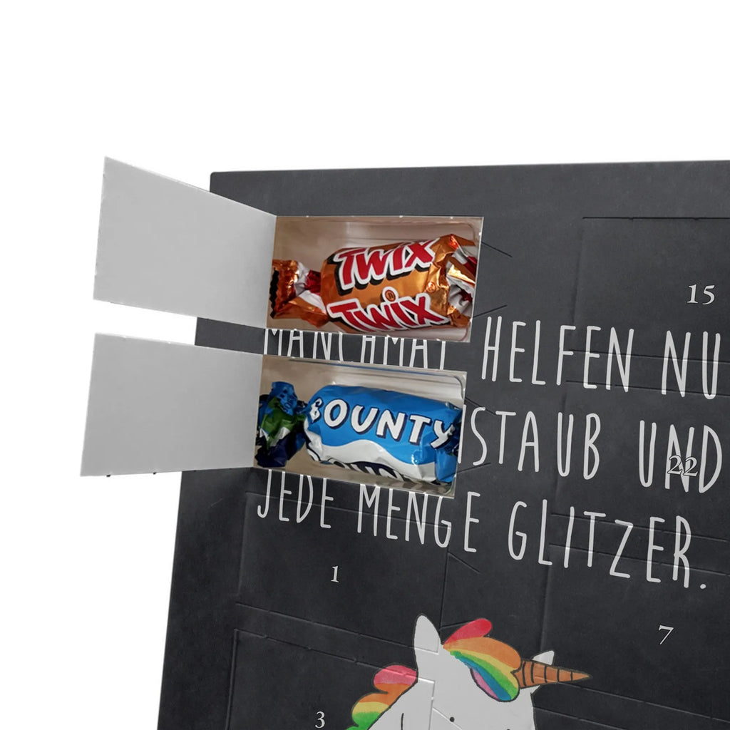 Personalisierter Schoko Foto Adventskalender Einhorn Traurig Personalisierter Schoko Foto Adventskalender, Unicorn, Einhorn, Einhörner, Einhorn Deko, Liebe, Blume, Glitzer, Trösten. Freundschaft, Trauer, Freunde, Grußkarte