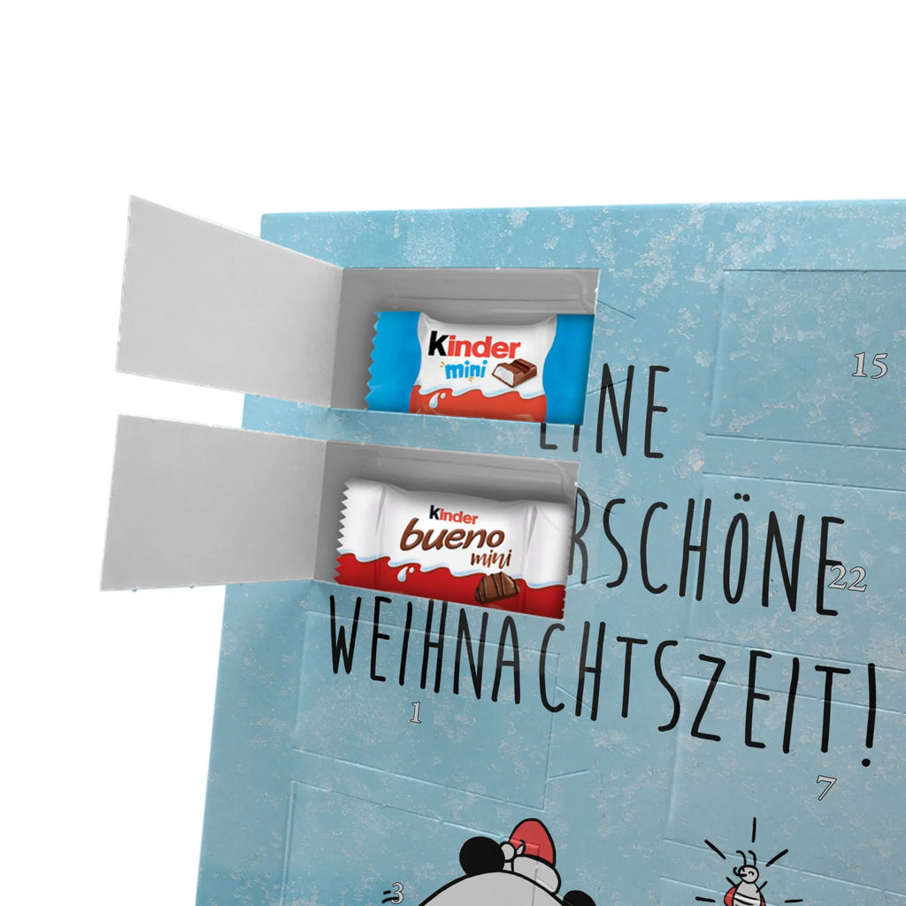  Panda Christmas Time Personalisierter Schoko Foto Adventskalender