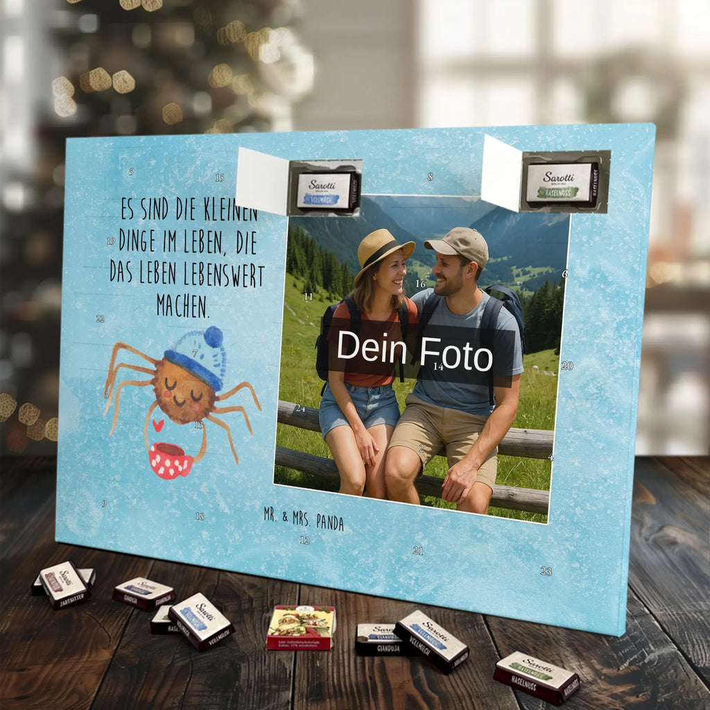 Personalisierter Schoko Foto Adventskalender Spinne Agathe Kaffee Personalisierter Schoko Foto Adventskalender, Agathe, Spinne Agathe, Videos, Spinne, Merchandise, Weiser Spruch, Lebensweisheiten, Morgenmuffel, Morgen, Kaffee