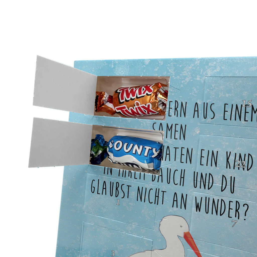 Personalisierter Schoko Foto Adventskalender Storch Personalisierter Schoko Foto Adventskalender, Gute Laune, Lustige Sprüche, Tiere, Tiermotive, Mütter, Störche, Schwangerschaft, Schwanger, Mutter, Storch, Babybauch, Mutter Werden, Geburt, Baby