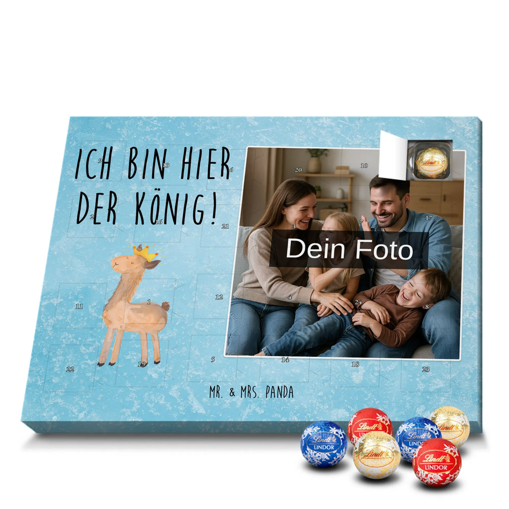  lama Król Personalisierter Schoko Foto Adventskalender, Alpaka, Lama, Mama, Freundin, Abi, Abitur, Kollegin, Büro Kollege, Papa, Lamas, König, Königin, Vorgesetzter, Chef