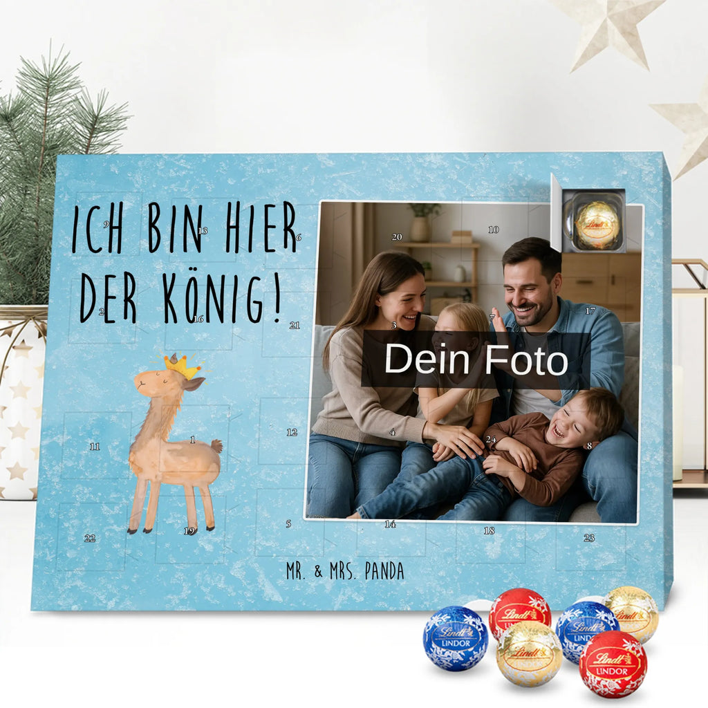  lama Król Personalisierter Schoko Foto Adventskalender, Alpaka, Lama, Mama, Freundin, Abi, Abitur, Kollegin, Büro Kollege, Papa, Lamas, König, Königin, Vorgesetzter, Chef