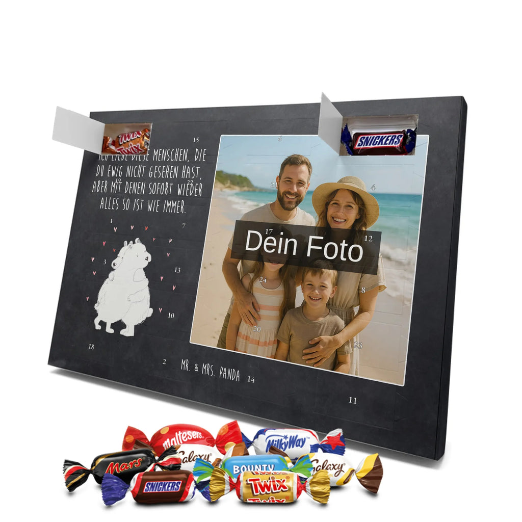 Personalisierter Schoko Foto Adventskalender Eisbär Umarmen Personalisierter Schoko Foto Adventskalender, Gute Laune, Lustige Sprüche, Tiere, Tiermotive