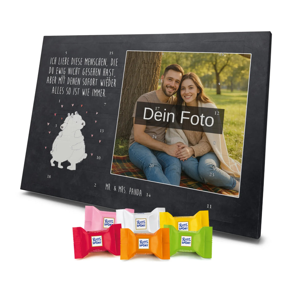 Personalisierter Schoko Foto Adventskalender Eisbär Umarmen Personalisierter Schoko Foto Adventskalender, Gute Laune, Lustige Sprüche, Tiere, Tiermotive