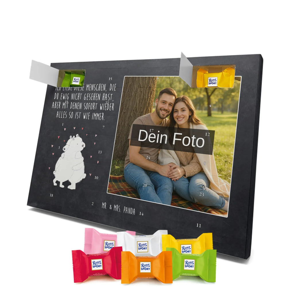 Personalisierter Schoko Foto Adventskalender Eisbär Umarmen Personalisierter Schoko Foto Adventskalender, Gute Laune, Lustige Sprüche, Tiere, Tiermotive
