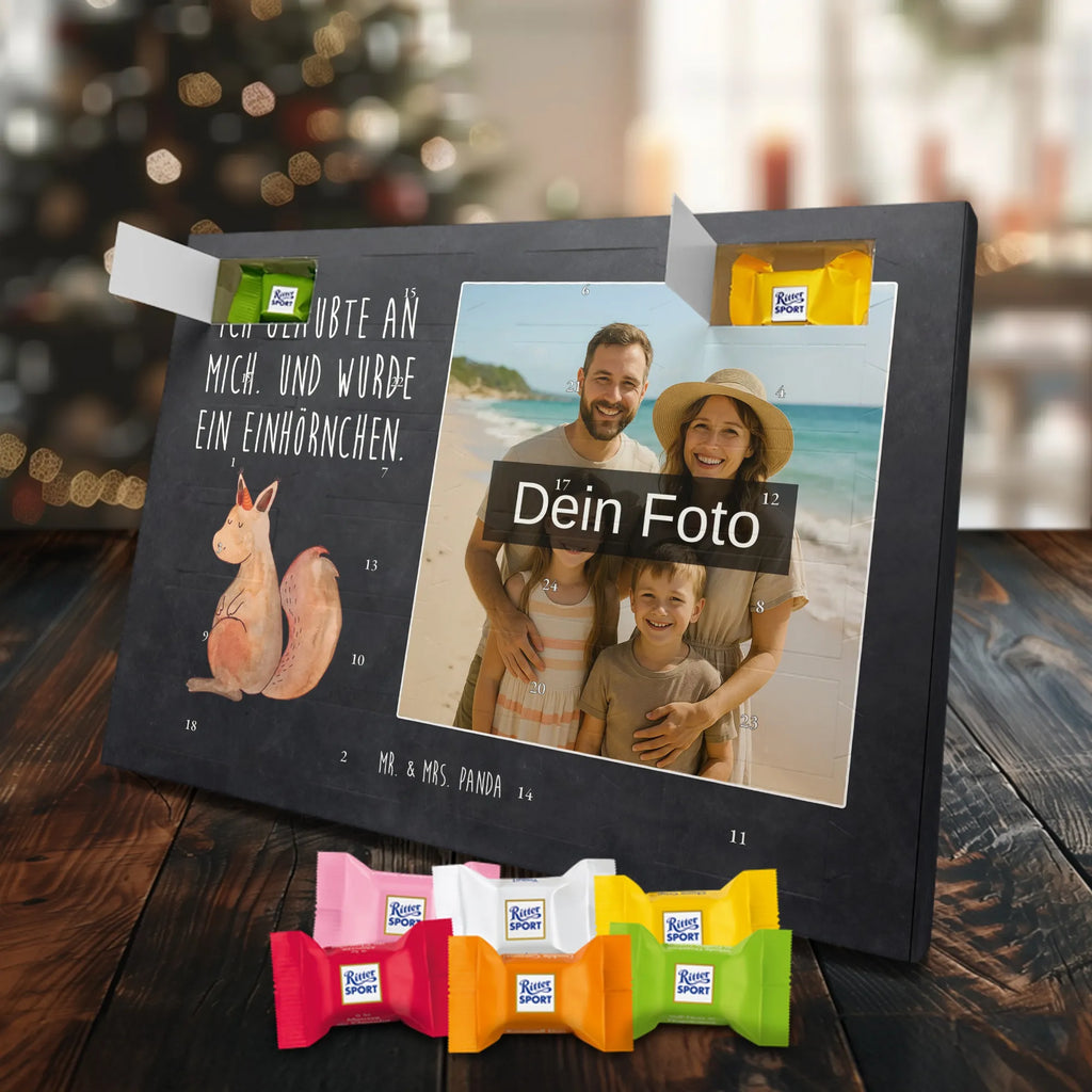 Personalisierter Schoko Foto Adventskalender Einhorn Glauben Personalisierter Schoko Foto Adventskalender, Unicorn, Einhorn, Einhörner, Einhorn Deko, Eichhorn, Einhörnchen, Eichhörnchen
