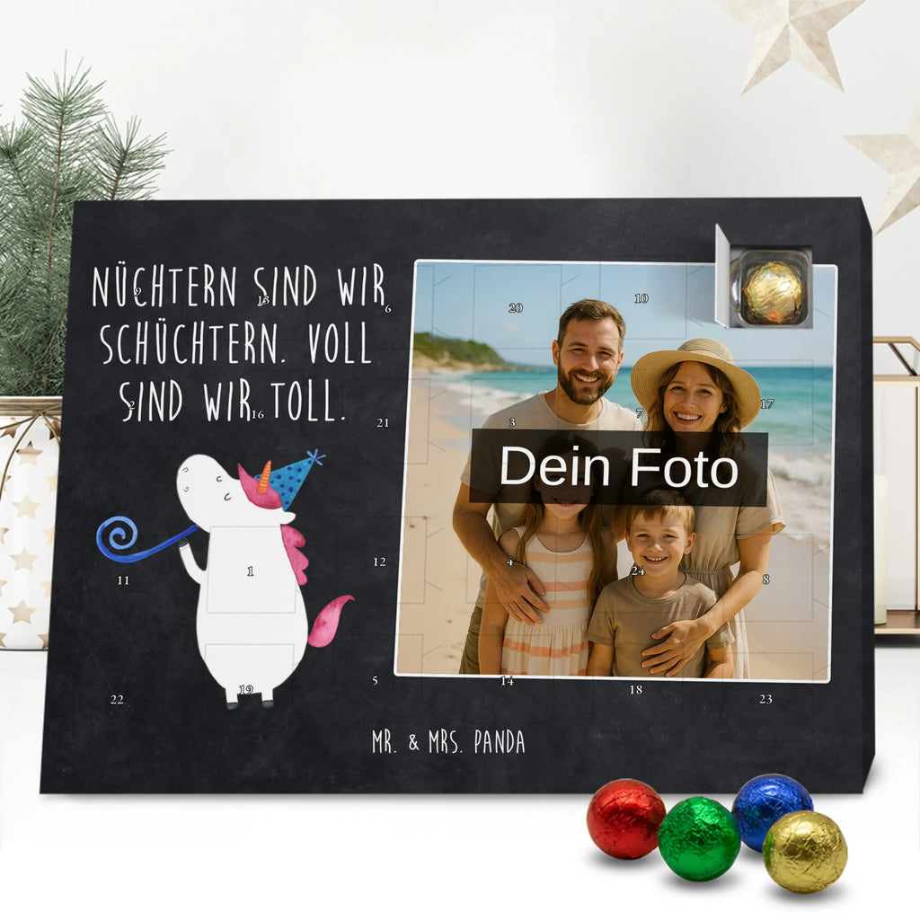 Personalisierter Schoko Foto Adventskalender Einhorn Party Personalisierter Schoko Foto Adventskalender, Unicorn, Einhorn, Einhörner, Einhorn Deko, Party, Alkohol, Geburtstag, Club, Glitzer, Fest, Konfetti, Feier, Disco