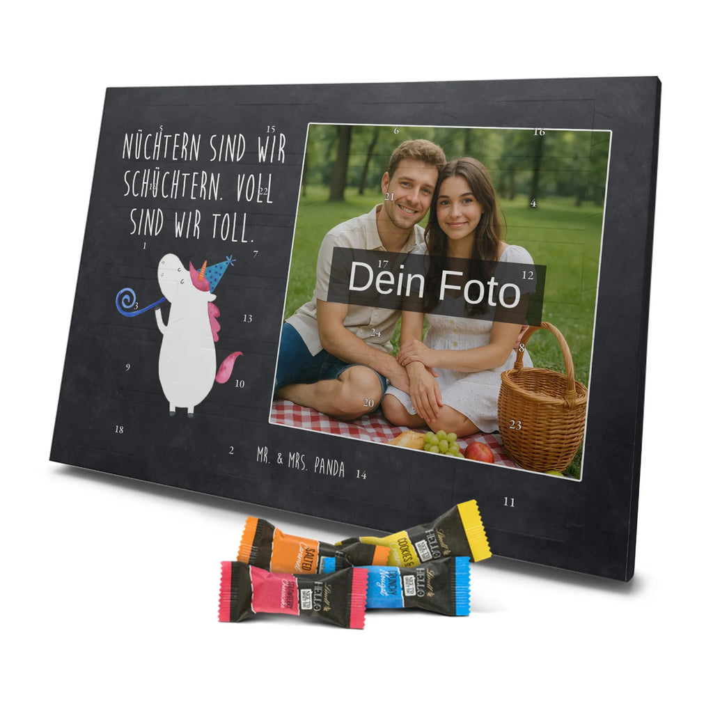 Personalisierter Schoko Foto Adventskalender Einhorn Party Personalisierter Schoko Foto Adventskalender, Unicorn, Einhorn, Einhörner, Einhorn Deko, Party, Alkohol, Geburtstag, Club, Glitzer, Fest, Konfetti, Feier, Disco
