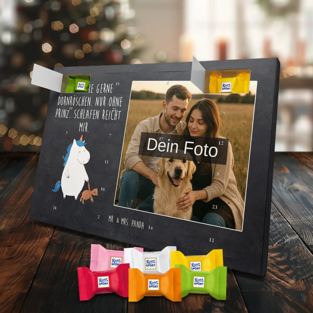 Personalisierter Schoko Foto Adventskalender Einhorn Teddy Personalisierter Schoko Foto Adventskalender, Unicorn, Einhorn, Einhörner, Einhorn Deko, schlafen, Bett, Singleleben, Freundin, Single, Gute Nacht, Träumen
