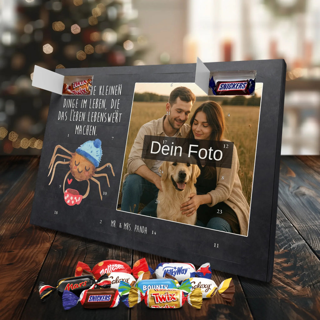Personalisierter Schoko Foto Adventskalender Spinne Agathe Kaffee Personalisierter Schoko Foto Adventskalender, Agathe, Spinne Agathe, Videos, Spinne, Merchandise, Weiser Spruch, Lebensweisheiten, Morgenmuffel, Morgen, Kaffee