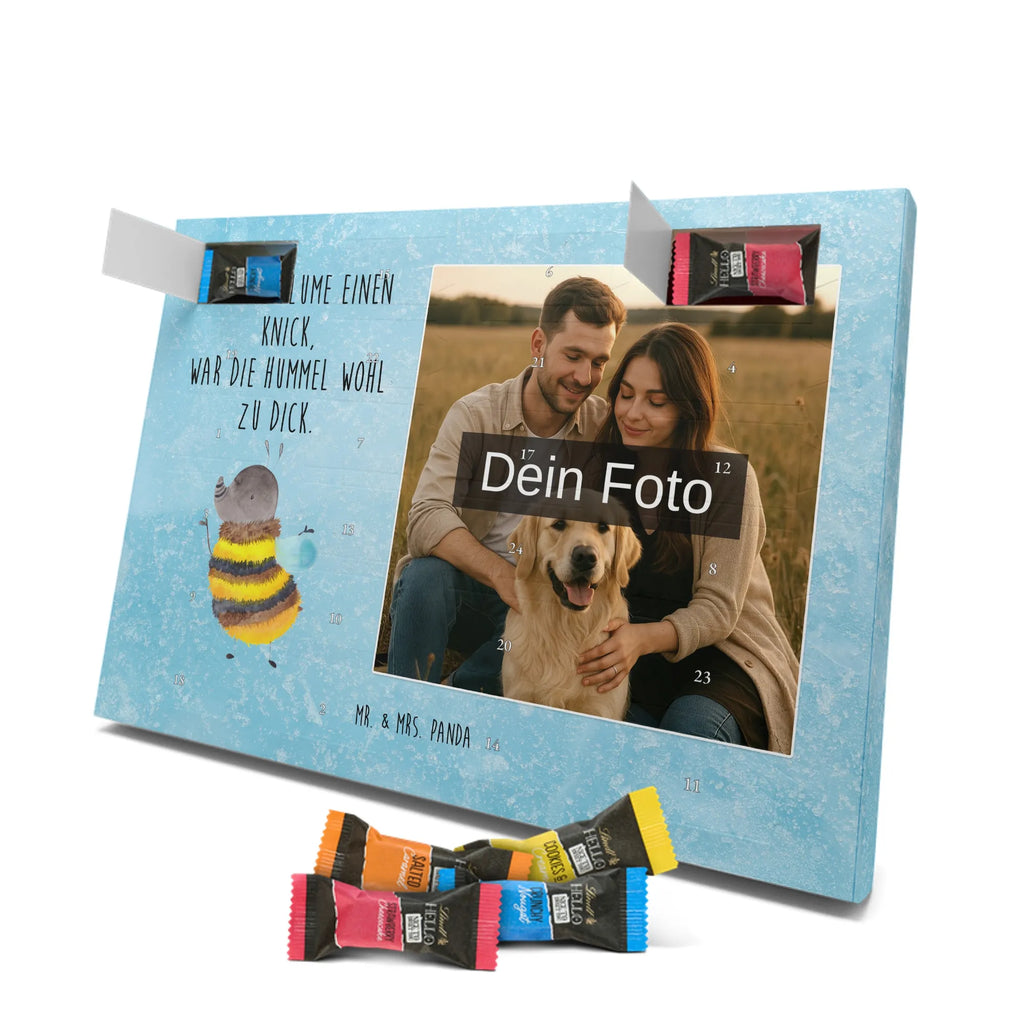 Personalisierter Schoko Foto Adventskalender Hummel flauschig Personalisierter Schoko Foto Adventskalender, Gute Laune, Lustige Sprüche, Tiere, Tiermotive, Flauschig, Biene, Hummel, Blume, Natur