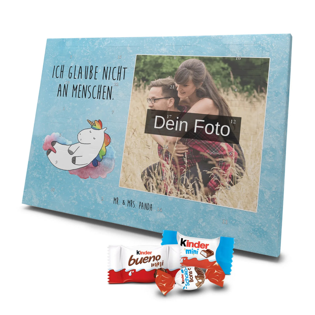 Personalisierter Schoko Foto Adventskalender Einhorn Wolke 7 Personalisierter Schoko Foto Adventskalender, Unicorn, Einhorn, Einhörner, Einhorn Deko, Lächeln, Geschenk, Lustig, Verliebt, Witzig, Realität, Glaube, Menschen