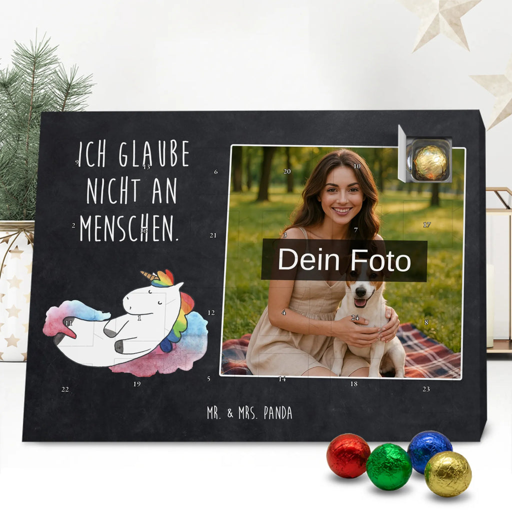Personalisierter Schoko Foto Adventskalender Einhorn Wolke 7 Personalisierter Schoko Foto Adventskalender, Unicorn, Einhorn, Einhörner, Einhorn Deko, Lächeln, Geschenk, Lustig, Verliebt, Witzig, Realität, Glaube, Menschen