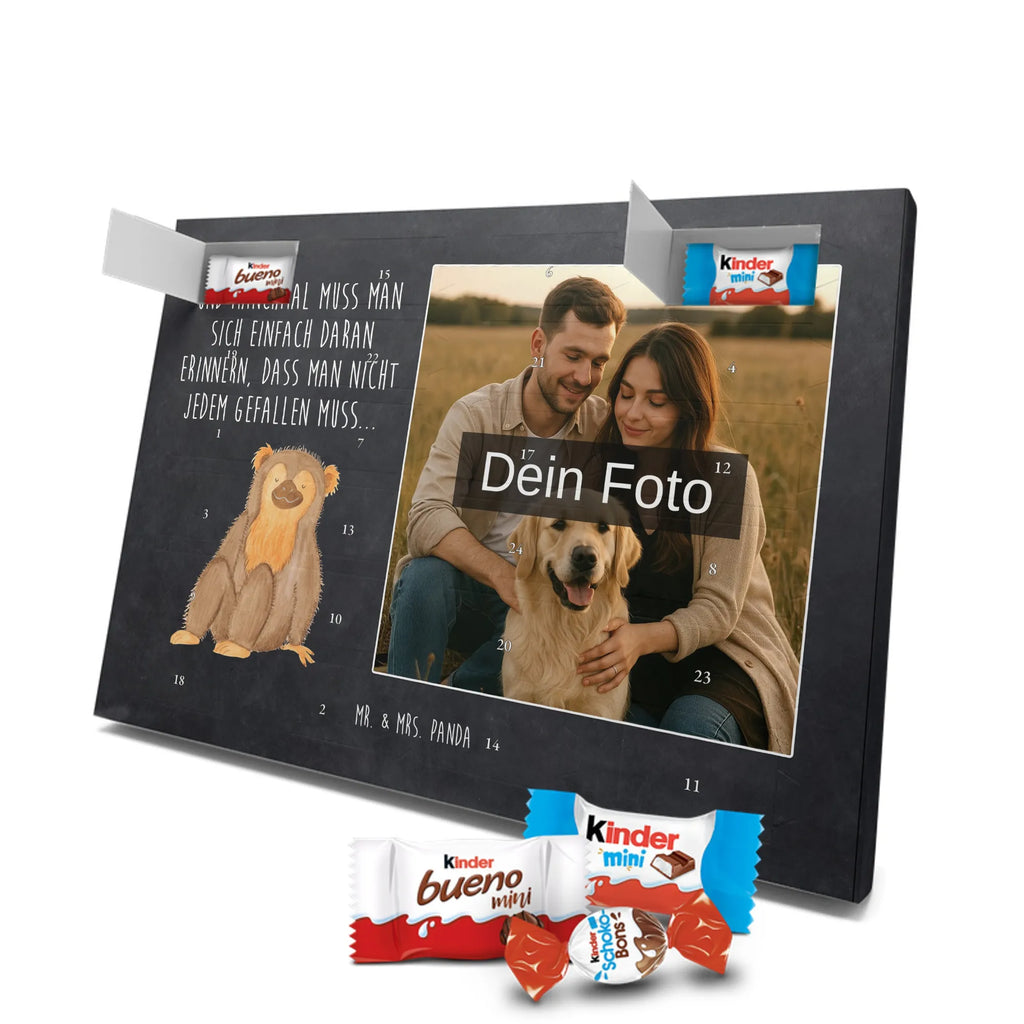 Personalisierter Schoko Foto Adventskalender Affe Personalisierter Schoko Foto Adventskalender, Afrika, Wildtiere, Selbstbewusstsein, Selbstliebe, Affe, Motivation, Liebe, Selfcare, Respekt, Äffchen, Affen, Selbstachtung