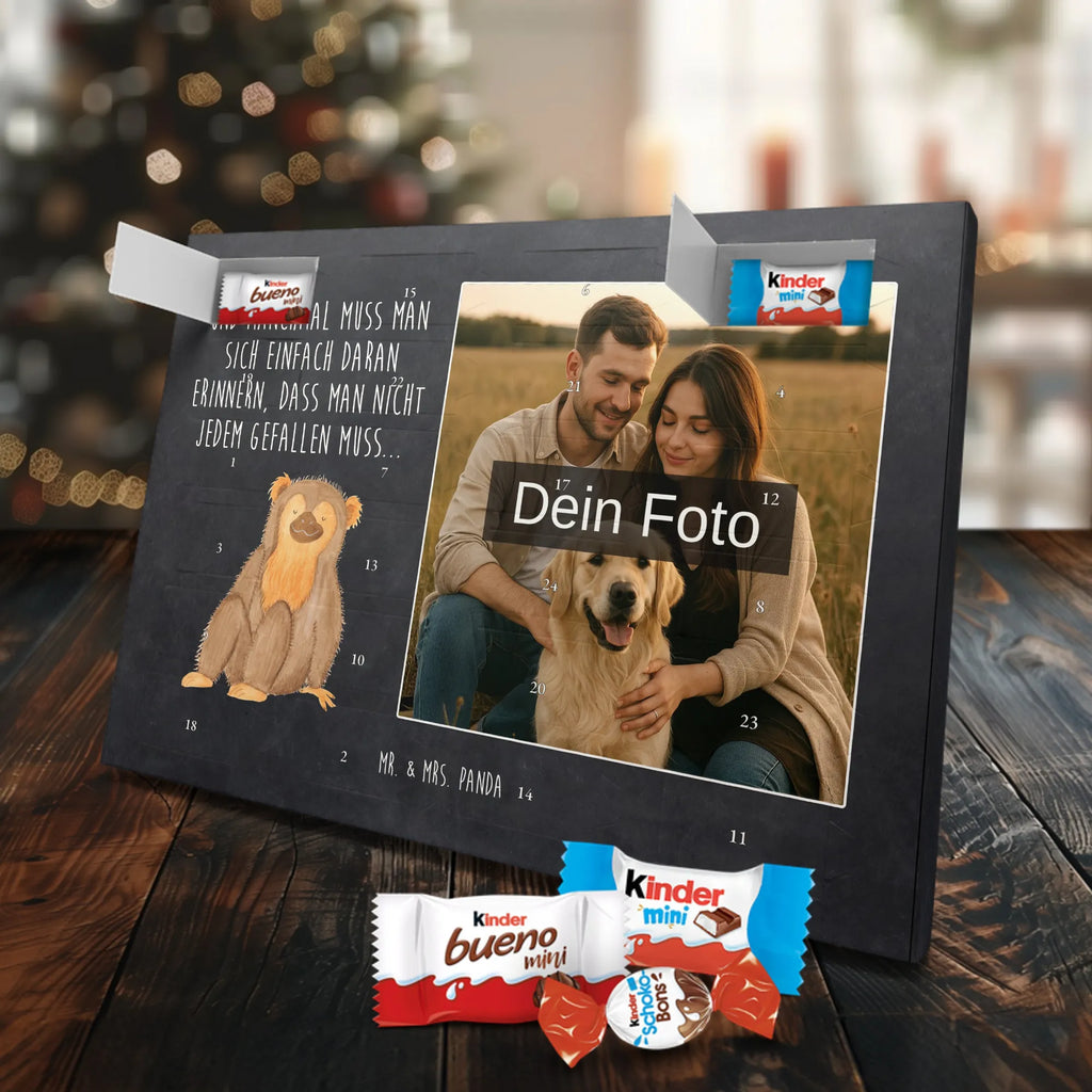Personalisierter Schoko Foto Adventskalender Affe Personalisierter Schoko Foto Adventskalender, Afrika, Wildtiere, Selbstbewusstsein, Selbstliebe, Affe, Motivation, Liebe, Selfcare, Respekt, Äffchen, Affen, Selbstachtung